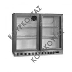 ΒΙΤΡΙΝΑ ΕΠIΤΡΑΠΕΖΙΑ ΨΥΧΟΜΕΝΗ GN-220LS INOX KAR (συρόμενες πόρτες)