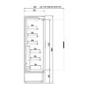 SELF SERVICE ΤΟΙΧΟΥ ΜΕ ΠΟΡΤΕΣ ISA SLIM GD 100 TN - Image 2