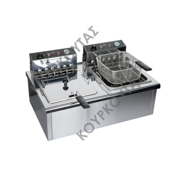 ΦΡΙΤΕΖΑ ΔΙΠΛΗ ΗΛΕΚΤΡΙΚΗ F120TR 12Lt+12Lt M&M - Image 2