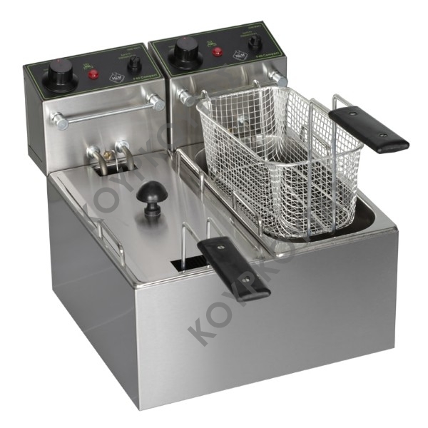 ΦΡΙΤΕΖΑ ΔΙΠΛΗ ΗΛΕΚΤΡΙΚΗ COMPACT F40C 4Lt+4Lt Μ&Μ