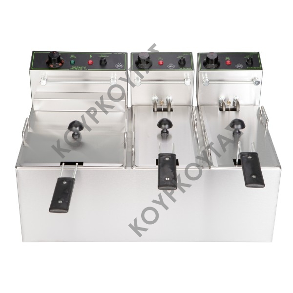 ΦΡΙΤΕΖΑ ΤΡΙΠΛΗ ΗΛΕΚΤΡΙΚΗ COMPACT F70C 7Lt+4Lt+4Lt M&M