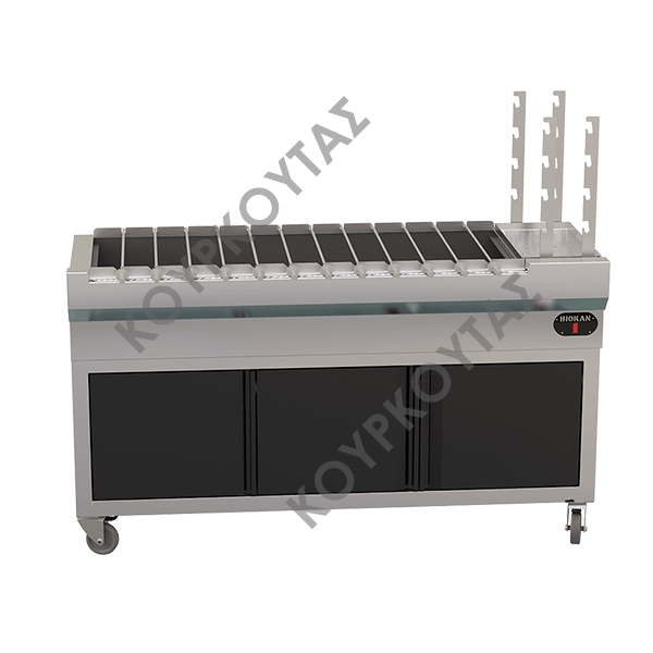 ΨΗΣΤΑΡΙΑ ΚΟΝΤΟΣΟΥΒΛΙ ΜΕ ΚΑΡΒΟΥΝΑ ΕΠΙΔΑΠΕΔΙΑ ΜΕ ΕΡΜΑΡΙΟ ROASTER KF