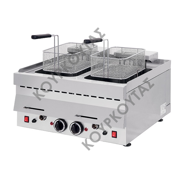 ΦΡΙΤΕΖΑ ΔΙΠΛΗ ΗΛΕΚΤΡΙΚΗ 10Lt+10Lt NORTH FL 62