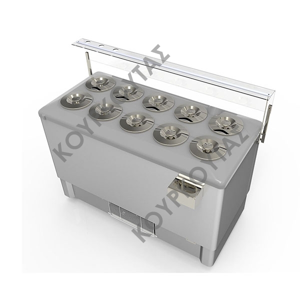 ΒΙΤΡΙΝΑ ΧΥΜΑ ΠΑΓΩΤΟΥ FESTIVAL INOX 10 CRYSTAL