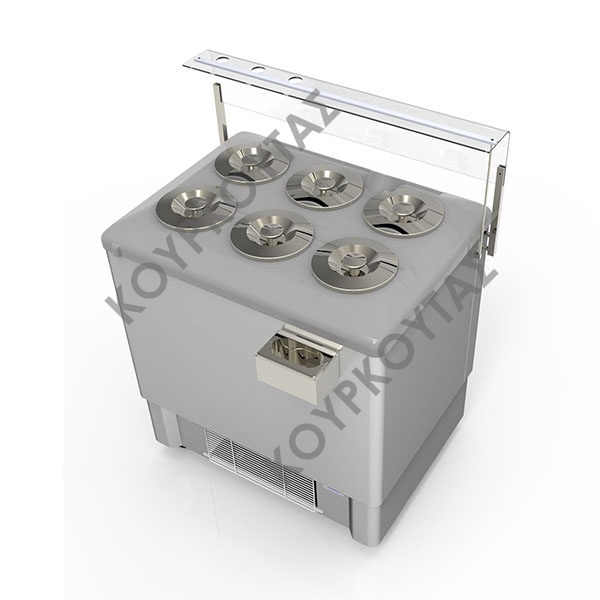 ΒΙΤΡΙΝΑ ΧΥΜΑ ΠΑΓΩΤΟΥ FESTIVAL INOX 6 CRYSTAL