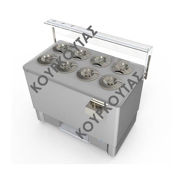 ΒΙΤΡΙΝΑ ΧΥΜΑ ΠΑΓΩΤΟΥ FESTIVAL INOX 8 CRYSTAL