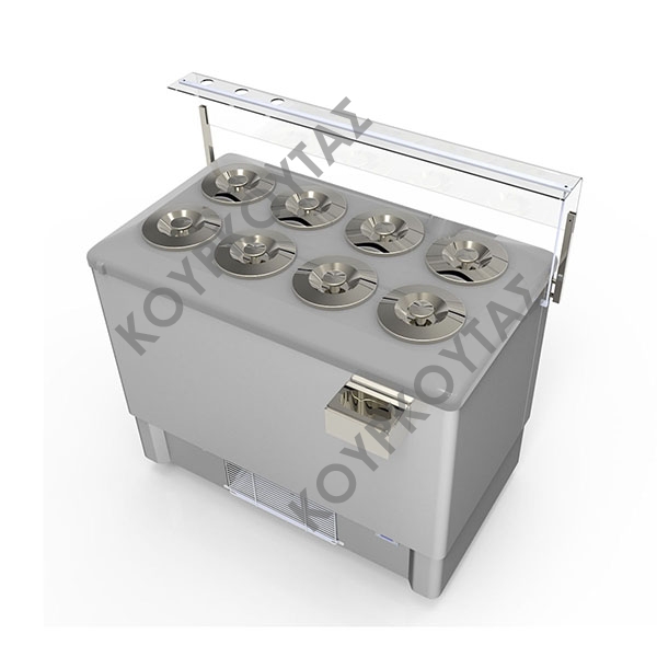 ΒΙΤΡΙΝΑ ΧΥΜΑ ΠΑΓΩΤΟΥ FESTIVAL INOX 8 CRYSTAL