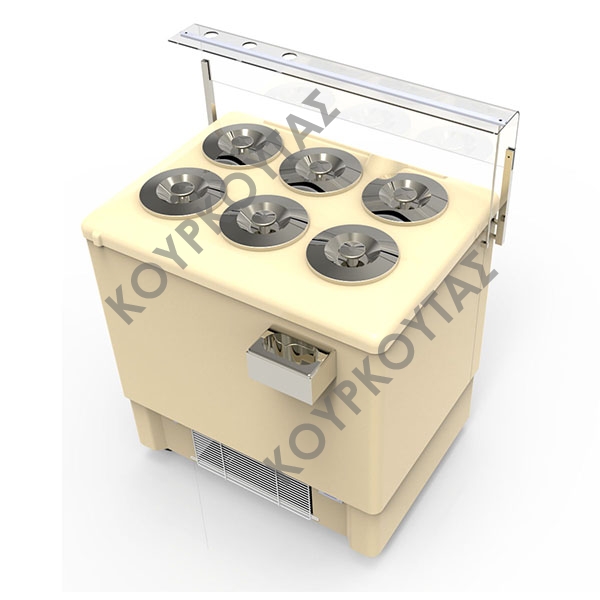 ΒΙΤΡΙΝΑ ΧΥΜΑ ΠΑΓΩΤΟΥ FESTIVAL 6 CRYSTAL