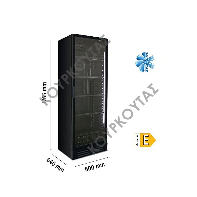 Βιτρίνα συντήρησης CLS372 V BLACK - Image 2