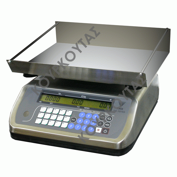 ΖΥΓΑΡΙΑ ΛΙΑΝΙΚΗΣ ΧΩΡΙΣ ΕΚΤΥΠΩΣΗ 15/30KG DIGI DS-781BSS B