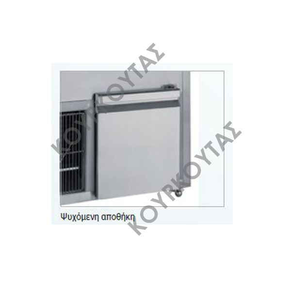 ΨΥΓΕΙΟ ΒΙΤΡΙΝΑ ΣΑΛΑΤΩΝ CORIAN FROST ΜΕ ΕΠΕΝΔΥΣΗ INOX ΣΕΙΡΑ BFC  BAM - Image 2