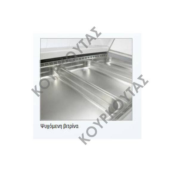 ΨΥΓΕΙΟ ΒΙΤΡΙΝΑ ΣΑΛΑΤΩΝ CORIAN FROST ΜΕ ΕΠΕΝΔΥΣΗ INOX ΣΕΙΡΑ BFC  BAM - Image 3