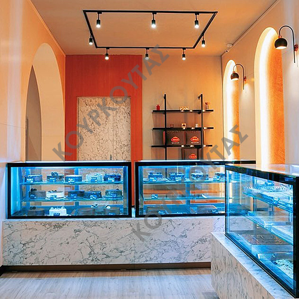 ΒΙΤΡΙΝΑ ΖΑΧΑΡΟΠΛΑΣΤΕΙΟΥ-ΑΡΤΟΠΟΙΕΙΟΥ ΘΕΡΜΑΙΝΟΜΕΝΗ LUX CORIAN BHK 108C, BHK 138C -BAM - Image 6