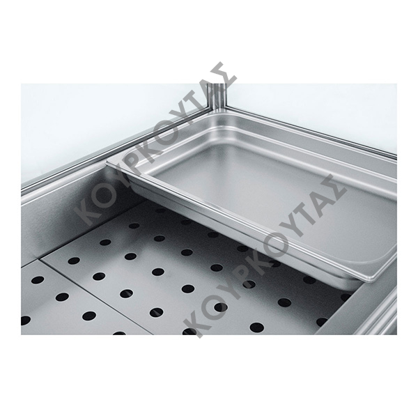 ΜΠΑΙΝ ΜΑΡΙ ΒΙΤΡΙΝΑ CORIAN FROST ΜΕ ΕΠΕΝΔΥΣΗ GLASS ΣΕΙΡΑ CMF BAM - Image 2