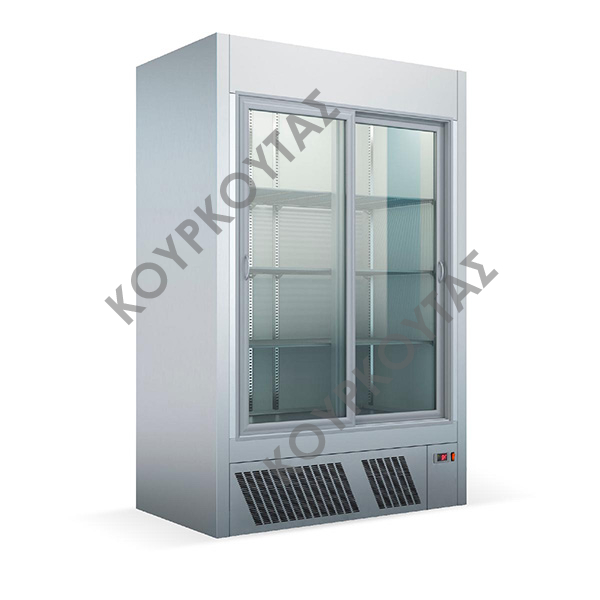 ΨΥΓΕΙΟ ΘΑΛΑΜΟΣ ΒΙΤΡΙΝΑ ΣΥΝΤΗΡΗΣΗ INOX ΜΕ ΣΥΡΟΜΕΝΕΣ ΠΟΡΤΕΣ UBS 137-BAM