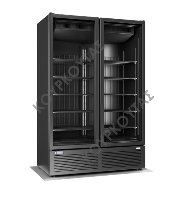 ΚΑΘΕΤΗ ΔΙΠΛΗ ΒΙΤΡΙΝΑ ΚΑΤΑΨΥΞΗ ΒΕΒΙΑΣΜΕΝΗΣ ΨΥΞΗΣ CRFV 1200 CRYSTAL