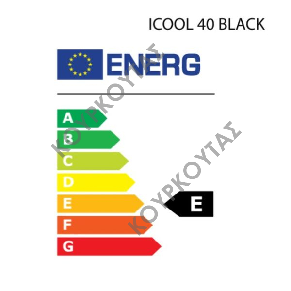 ΒΙΤΡΙΝΑ ΕΠΙΔΑΠΕΔΙΑ ΣΥΝΤΗΡΗΣΗΣ-ΑΝΑΨΥΚΤΙΚΩΝ KLIMAITALIA ICOOL 40 BLACK - Image 3