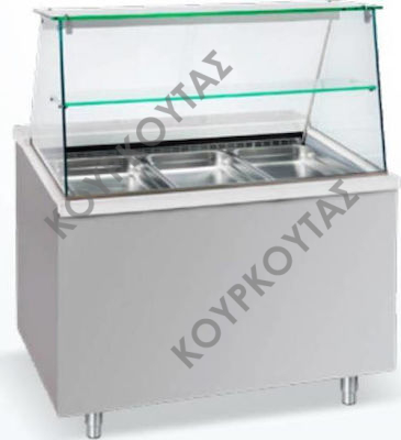 ΨΥΓΕΙΟ ΒΙΤΡΙΝΑ ΣΑΛΑΤΩΝ CORIAN FROST ΜΕ ΕΠΕΝΔΥΣΗ INOX ΣΕΙΡΑ BFC  BAM