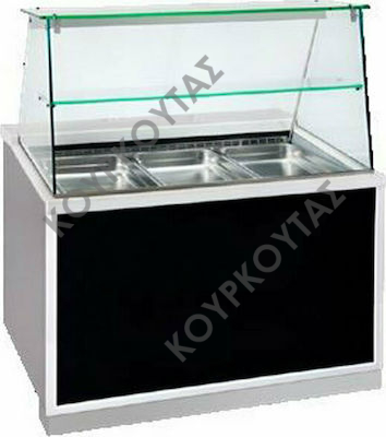 ΜΠΑΙΝ ΜΑΡΙ ΒΙΤΡΙΝΑ CORIAN FROST ΜΕ ΕΠΕΝΔΥΣΗ WOOD ΣΕΙΡΑ CMF BAM