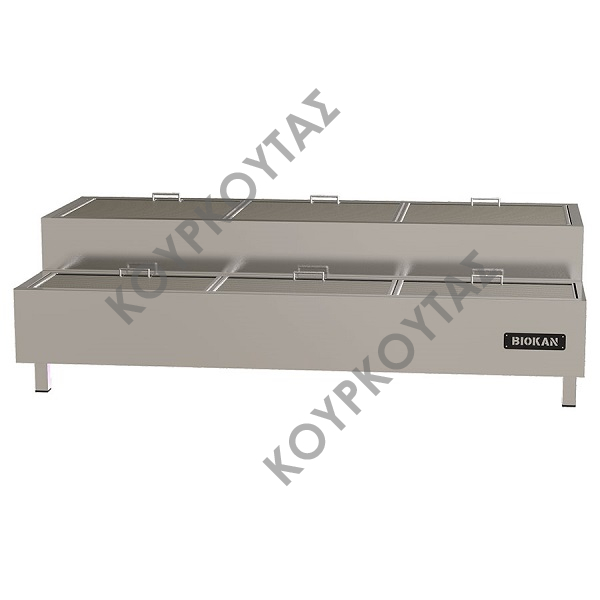 ΚΑΡΒΟΥΝΙΕΡΑ ΕΠΙΤΡΑΠΕΖΙΑ ΔΙΠΛΗ CGDD4 120x60x44