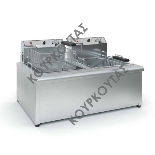 ΗΛΕΚΤΡΙΚΗ ΦΡΙΤΕΖΑ ΔΙΠΛΗ 8-10Lt Φ1000 380