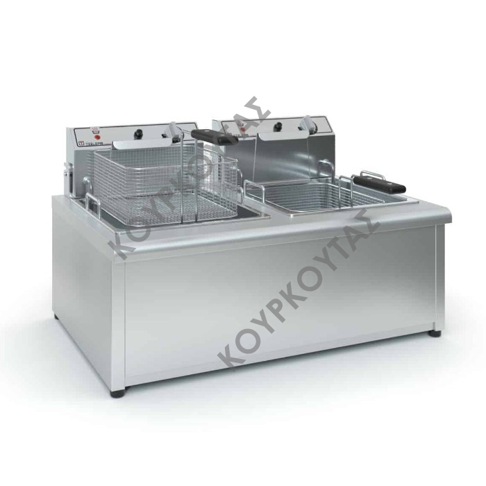 ΗΛΕΚΤΡΙΚΗ ΦΡΙΤΕΖΑ ΔΙΠΛΗ 8-10Lt Φ1000 ΡΕΛΕ