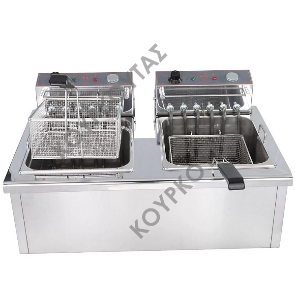 ΦΡΙΤΕΖΑ ΗΛΕΚΤΡΙΚΗ ΔΙΠΛΗ ΣΕΙΡΑ F130 13+13lt M&M