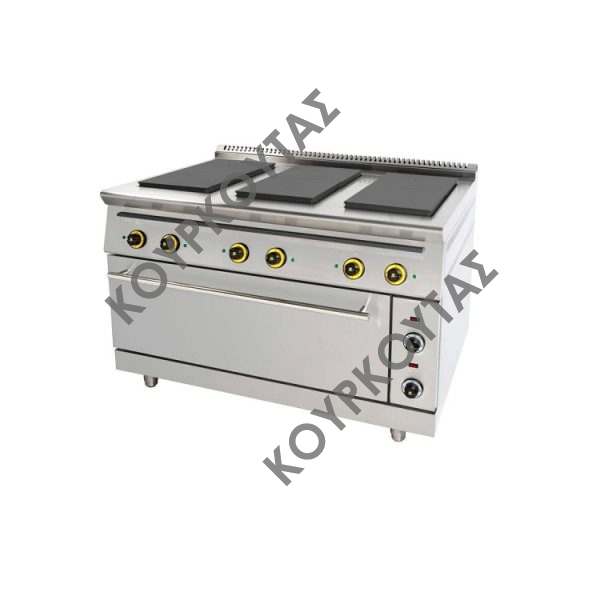 ΚΟΥΖΙΝΑ ΗΛΕΚΤΡΙΚΗ 6 ΕΣΤΙΩΝ ΜΕ ΦΟΥΡΝΟ FC6FEL SERGAS