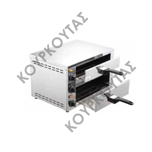 ΦΟΥΡΝΟΣ ΠΙΤΣΑΣ ΗΛΕΚΤΡΙΚΟΣ ΔΙΠΛΟΣ FP-03A KAR