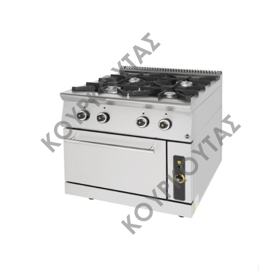 ΚΟΥΖΙΝΑ ΥΓΡΑΕΡΙΟΥ ΜΕ 4 ΕΣΤΙΕΣ & ΦΟΥΡΝΟ FC4FS9 SERGAS