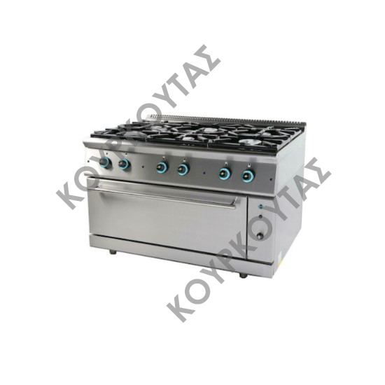 ΚΟΥΖΙΝΑ ΥΓΡΑΕΡΙΟΥ ΜΕ 6 ΕΣΤΙΕΣ & ΦΟΥΡΝΟ FC6FLS9 SERGAS