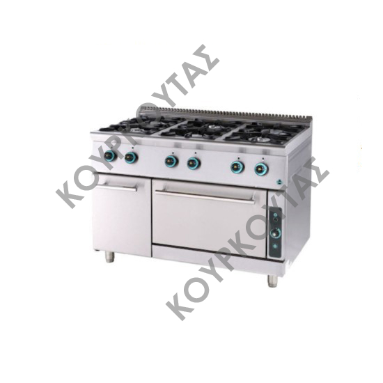 ΚΟΥΖΙΝΑ ΥΓΡΑΕΡΙΟΥ 6 ΕΣΤΙΩΝ ΜΕ ΦΟΥΡΝΟ & ΕΡΜΑΡΙΟ FC6FS9 SERGAS