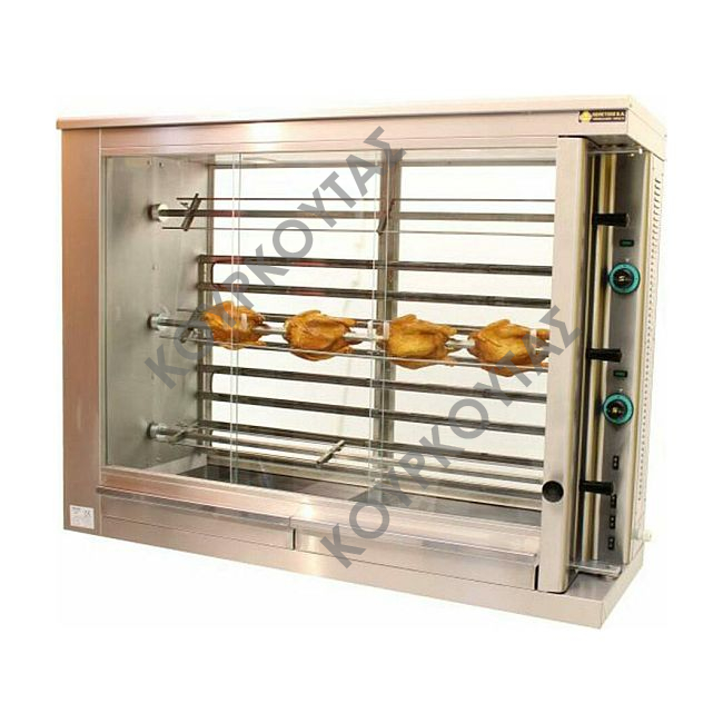 Ηλεκτρική κοτοπουλιέρα με 3 σούβλες KE3 SERGAS