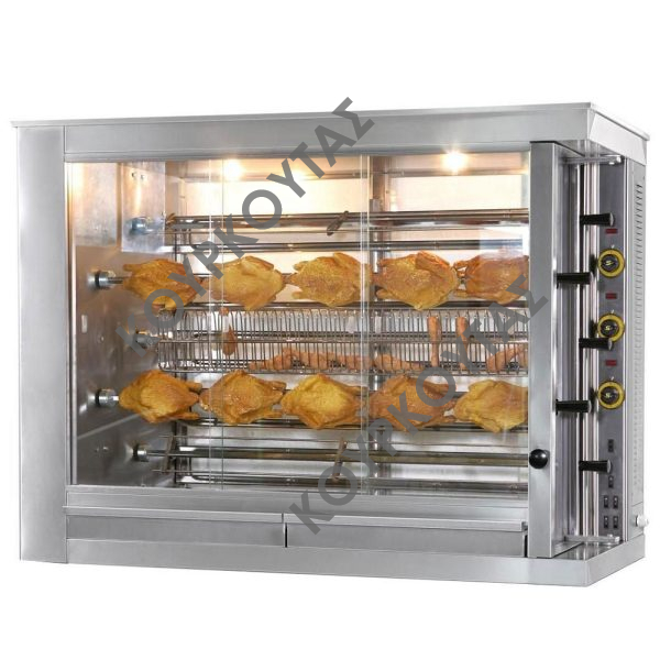 Ηλεκτρική κοτοπουλιέρα με 5 σούβλες KE5 SERGAS