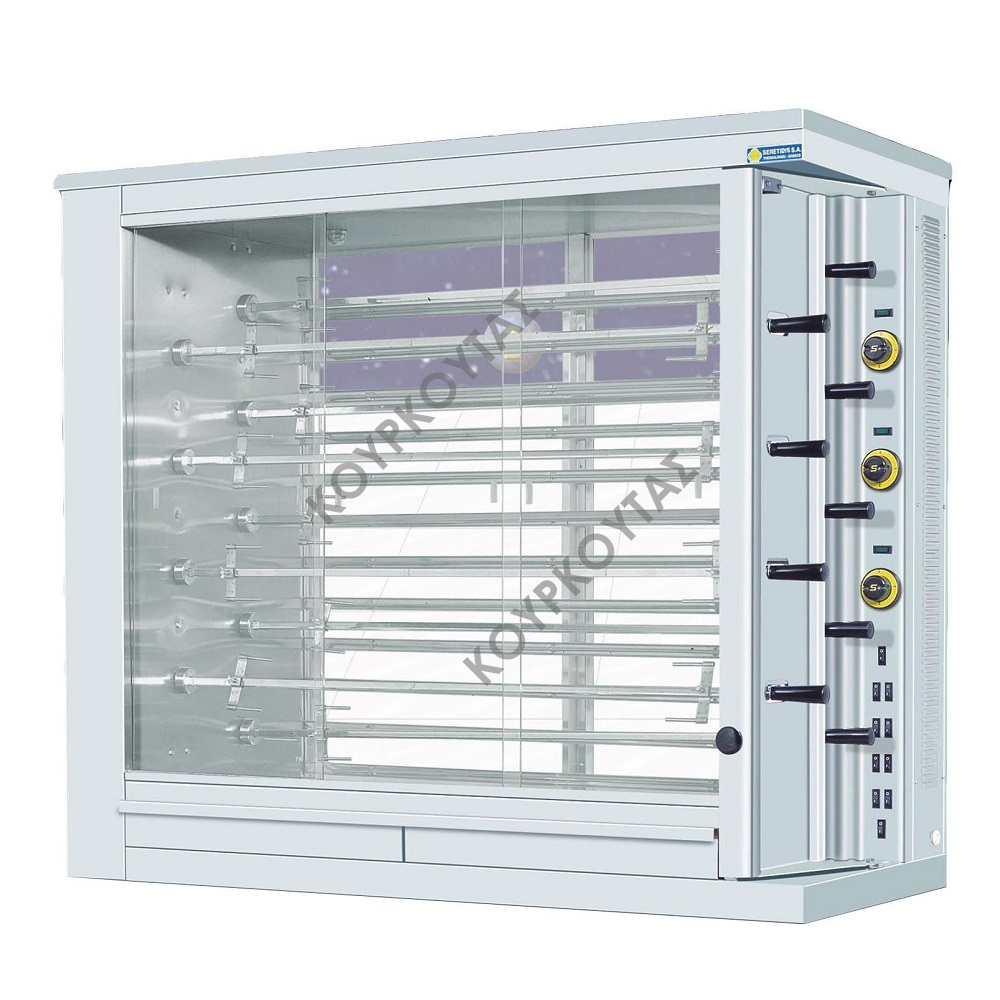 Ηλεκτρική κοτοπουλιέρα με 9 σούβλες KE9 SERGAS