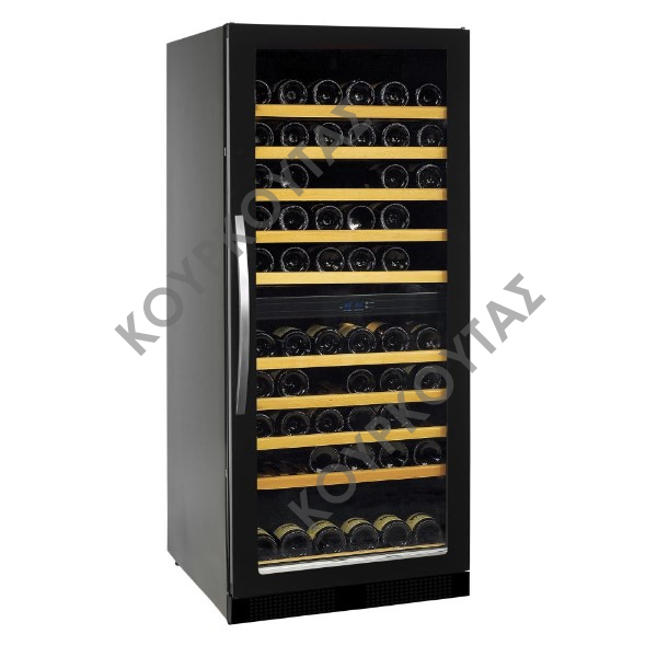 ΒΙΤΡΙΝΑ ΣΥΝΤΗΡΗΣΗΣ ΚΡΑΣΙΩΝ 2 ΘΕΡΜΟΚΡΑΣΙΩΝ FRAMELESS TFW300-2F TEFCOLD