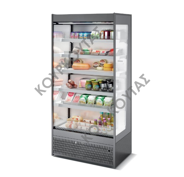 ΒΙΤΡΙΝΑ ΣΥΝΤΗΡΗΣΗΣ SELF SERVICE SLIM OPEN 190 GRAY ISA