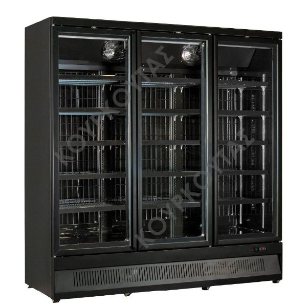 ΒΙΤΡΙΝΑ ΑΝΑΨΥΚΤΙΚΩΝ ΤΡΙΠΛΗ MR 188 TN3 BLACK KLIMAITALIA