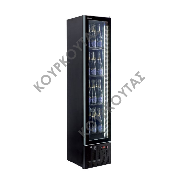 ΒΙΤΡΙΝΑ ΑΝΑΨΥΚΤΙΚΩΝ THIN COOLER BLACK KLIMAITALIA