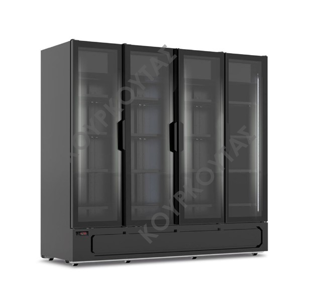 ΒΙΤΡΙΝΑ ΑΝΑΨΥΚΤΙΚΩΝ ΤΕΤΡΑΠΛΗ MILANO 1910 BLK KLIMAITALIA