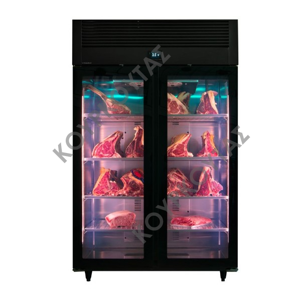 ΒΙΤΡΙΝΑ ΩΡΙΜΑΝΣΗΣ ΚΡΕΑΤΩΝ ΔΙΠΛΗ KLIMEAT 1200 BLK KLIMAITALIA