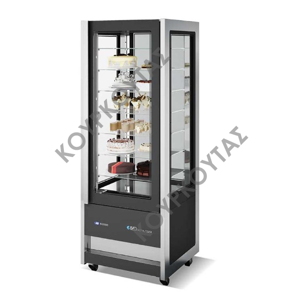 ΒΙΤΡΙΝΑ ΚΑΤΑΨΥΞΗΣ-ΣΥΝΤΗΡΗΣΗΣ ΠΑΝΟΡΑΜΙΚΗ CRISTAL TOWER 75 RV TB/TN BLACK ISA