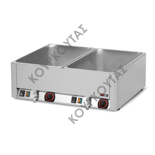 ΜΠΑΙΝ ΜΑΡΙ ΕΠΙΤΡΑΠΕΖΙΟ ΔΙΠΛΟ ΜΕ ΒΡΥΣΑΚΙΑ ΓΙΑ GN1/1 BMV 2115 REDFOX