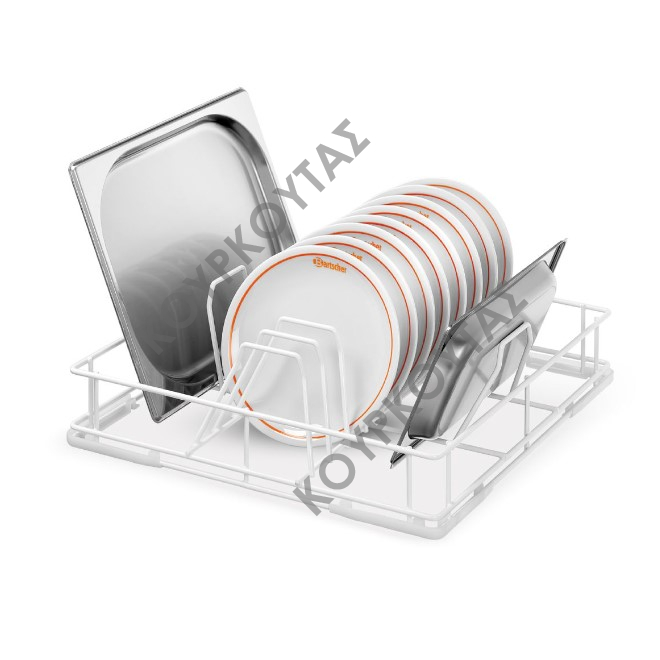 ΚΑΛΑΘΙ ΠΙΑΤΩΝ ΣΥΡΜΑΤΙΝΟ ΜΕ ΕΝΙΣΧΥΣΕΙΣ 40x40cm 110318 BARTSCHER