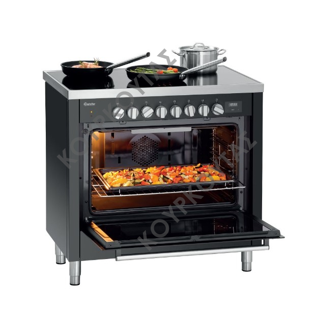 ΚΟΥΖΙΝΑ ΗΛΕΚΤΡΙΚΗ ΜΕ ΕΠΑΓΩΓΙΚΕΣ ΕΣΤΙΕΣ & ΦΟΥΡΝΟ ΗΛΕΚΤΡΙΚΟ 286426 BARTSCHER