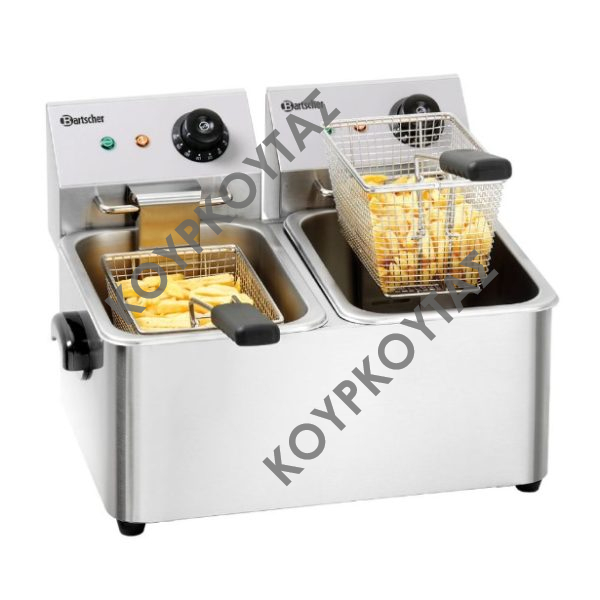 ΦΡΙΤΕΖΑ ΗΛΕΚΤΡΙΚΗ 4+4LT ΔΙΠΛΗ A162412E | SNACK II BARTSCHER