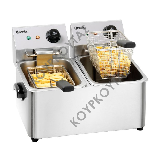 ΦΡΙΤΕΖΑ ΗΛΕΚΤΡΙΚΗ 4+4LT ΔΙΠΛΗ A162412E | SNACK II BARTSCHER
