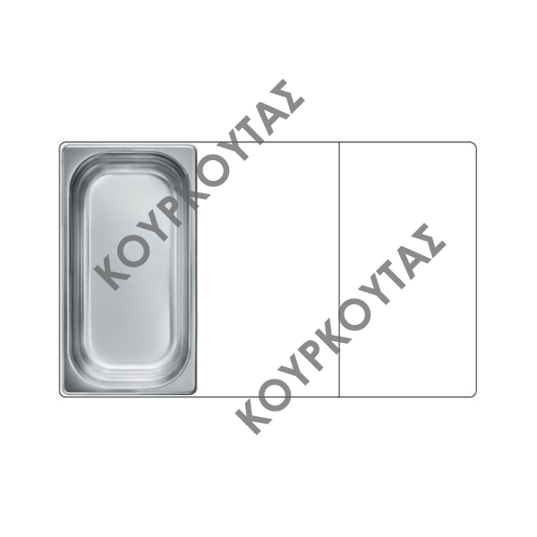 ΣΚΕΥΟΣ GN1/3 INOX 325x176x100mm RONDA
