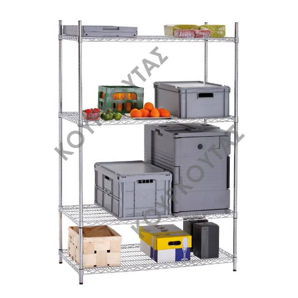 ΡΑΦΙΕΡΑ ΧΡΩΜΙΟΥ 4 ΕΠΙΠΕΔΩΝ 601192 BARTSCHER