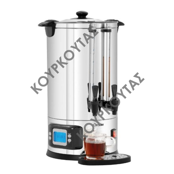 ΒΡΑΣΤΗΡΑΣ ΤΣΑΓΙΟΥ 15LT INOX ΜΕ ΔΙΠΛΑ ΤΟΙΧΩΜΑΤΑ  200128 | D15000 BARTSCHER